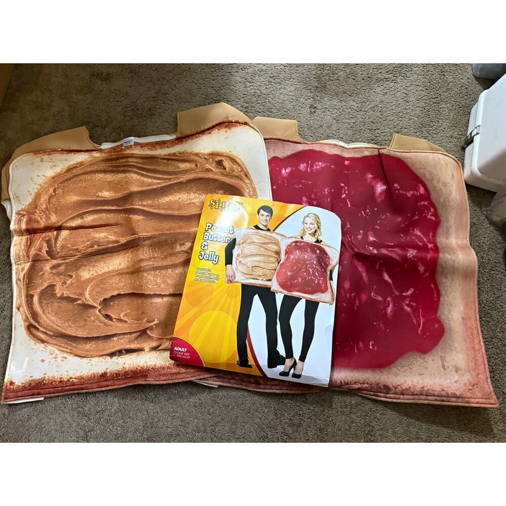 Spirit Peanut Butter & Jelly Couples Tunic Costume Set Adult One Size Halloween